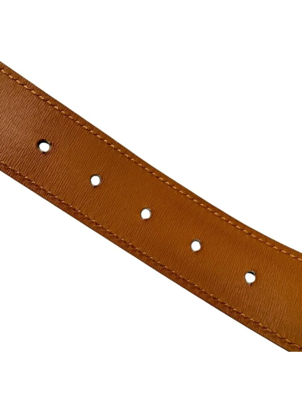 Hermes Belt Roman Silver Leather